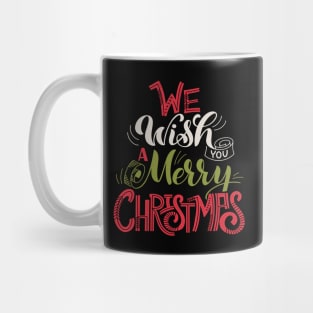 We Wish You a Merry Christmas Cute Xmas Pajama Family Group. Mug